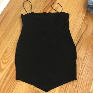 Black body con mini dress